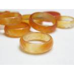 きらきら輝く天然石カットリングオレ...