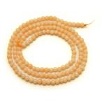 連ビーズサンゴ染珊瑚コーラルピンク3mm一連風水パワーストーン