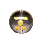 Yahoo! Yahoo!ショッピング(ヤフー ショッピング)天然石 戦国武将 水晶 金 15mm 縦穴 １粒売り パワーストーン