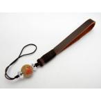 招財進寶彫刻ビーズルチルクォーツ赤色入り12mm革紐ストラップ1個売りパワ...