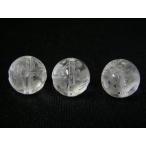 選べる3種類 双龍 龍虎 龍・鳳凰 水晶素彫り 12mm 彫刻 一粒売りビーズ