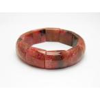 ロードナイト1点物薔薇輝石バングルブレスレット18-20mm×15mm