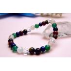 Yahoo! Yahoo!ショッピング(ヤフー ショッピング)マルチ6石ブレスレット トラメ・赤メノウ・ラピス・アベンチュリン・紅水晶・ロッククリスタル