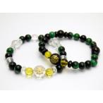 天然石戦国武将長尾景虎水晶オニキスブレスレット天然石風水パワーストーン