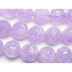 丸型 ラベンダーアメジストAA++ ラウンドローズ 薔薇 カット１０mm 一粒売り 手作りにオススメ バラ売り 天然石 パワーストーン