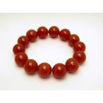 ENDLESS_16mmブレスレットレッドメノウEX16mm大玉シンプルブ...