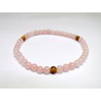 Yahoo! Yahoo!ショッピング(ヤフー ショッピング)4mm_Simple_3´sブレスレット ローズクォーツ＆タイガーアイ 天然石 パワーストーン プチギフト 転勤 退職 お礼 母の日 敬老の日 ギフト