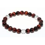 8mm_Simple_3´sブレスレット レッドタイガーアイ 数珠 天然石 パワーストーン