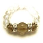 スモーキークォーツ6mmリング指輪...