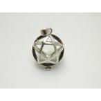 かごペンダントトップ sv925 五芒星のボールインペンダントトップ 12mm丸玉用 1個売り アロマペンダント アロマペンダントトップ アロマ ペンダント プチギフ