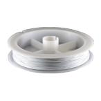 パーツ ナイロンコートワイヤー 0.38mm 白 一巻