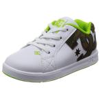 DC SHOES ディーシー 子供用 運動靴　キッズスニーカートドラー COURT GRAFFIK ELASTIC SE UL SN DT174008 WGN ホワイト US7T(13cm) 2E