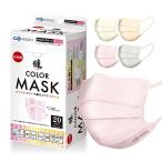 ROKI ロキ 纏 まとい カラー不織布マスク 20枚入り 小さめサイズ ライトピンク/桜 ( フィルターメーカー創作 日本製 個包装 )