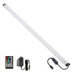 LAIFUNI Dimmable Under Cabinet Lighting, RGB LED Light Bar, RF Remote Contr