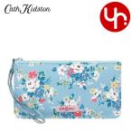 キャスキッドソン Cath Kidston 財布 長財布 105266316241102 ブルー マルチ ポケット ポーチ クリフトン ローズ レディース