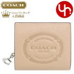 コーチ COACH 財布 二つ折り財布 FCM216 CM216 トープ コーチ ヘリテージ ぺブルド レザー C チャーム スナップ ジップ ウォレット アウトレット レディース