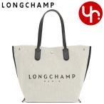ロンシャン LONGCHAMP バッグ トートバッグ 10090 HSG エクリュ ロゾ コットン キャンバス L ショッピング バッグ レディース
