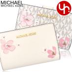 マイケルコース MICHAEL KORS 財布 二つ折り財布 35S4GTVF8I 35S4GTVF6I シグネチャー フラワー プリント ウォレット アウトレット レディース