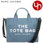 マークジェイコブス Marc Jacobs バッグ トートバッグ M0016161 ブルーシャドー ザ ミディアム トラベラー キャンバス グラフィック ロゴ トート レディース