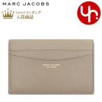 ショッピングMARC マークジェイコブス Marc Jacobs 財布 二つ折り財布 S174L03FA22 セメント ザ スリム 84 ゴート レザー スモール バイフォールド ウォレット レディース