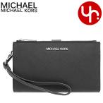 マイケルコース MICHAEL KORS 財布 二つ折り財布 35F8STVW0L ブラック ジェット セット トラベル レザー ダブル ジップ リストレット アウトレット レディース