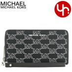マイケルコース MICHAEL KORS 財布 二つ折り財布 35F2STVE3J ブラックマルチ ジェット セット トラベル シグネチャー ジャガード アウトレット レディース