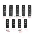 ポルシェ キーケース ゴムパッド カイエン パナメーラ ケイマン マカン ボクスター 718 911 リモコンキー ボタン 交換用 1個 輸入品