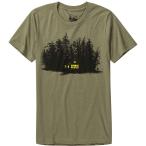 スロー ロリス (Slow Loris) メンズ Tシャツ トップス Watchers In The Woods Short-Sleeve T-Shirt (Heather Olive)