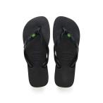 ショッピングハワイアナス ハワイアナス (Havaianas) メンズ ビーチサンダル シューズ・靴 Brazil Flip Flop Sandal (Black)