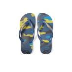 ショッピングハワイアナス ハワイアナス (Havaianas) メンズ ビーチサンダル シューズ・靴 Top Camo Flip Flop Sandal (Indigo Blue)