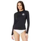 ビラボン (Billabong) レディース ラッシュガード 水着・ビーチウェア Core Loose Fit Long Sleeve Rashguard (Black)