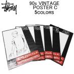  Stussy постер STUSSY 90s VINTAGE POSTER C искусство * Vintage баннер * дисплей * интерьер * экстерьер * реальный магазин использование ценный . не продается б/у 