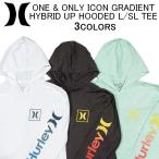 ショッピングhurley 日本未発売！ハーレー 長袖 Tシャツ HURLEY ONE&ONLY GRADIENT HYBRID UP HOODED L/SL TEE ロンティー(ロンT)・ラッシュガード・メンズ(男性用)