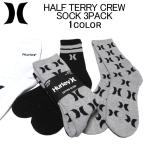 ショッピングhurley ハーレー 靴下・ソックス HURLEY HALF TERRY CREW SOCK 3 PACK(3足組) レッグウェア・スポーツソックス・メンズ/レディース(男女兼用)