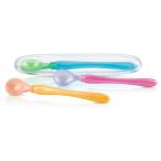 Nuby 3 Pack Easy Go Spoons and Travel Case, Colors May Vary, 9 M параллель импортные товары 