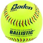 [ параллель импортные товары ](Yellow) Baden Sports Ballistic Leather Pitching Machine Softba