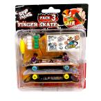 [ параллель импортные товары ]Grip and Tricks 3 Finger Skates with Pro Fingerboard Tools and
