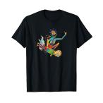 [ параллель импортные товары ]Rick and Morty Psychedelic Rick with Skateboard Morty T Shirt