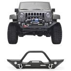 [ параллель импортные товары ]ECOTRIC передний бампер 2007-2022 Jeep Wrangler JK/JKU JL/JLU гладиатор JTfro параллель 
