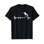 [ параллель импортные товары ]Skateboard Skater Skaterramp Skating Heartbeat Skateboarder T Sh