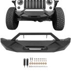 [ параллель импортные товары ]OCPTY передний бампер &amp; лебедка plate 2007 2018 год Jeep Wrangler JK для ( tech s коричневый черный ) OCPTY