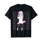 [ параллель импортные товары ]Skater Girl Skateboard Skateboarding T Shirt