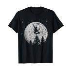 [ параллель импортные товары ]Skater Skateboarder Skateboard Moon Skateboarding Gift T Shirt