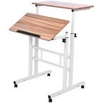 [ параллель импортные товары ]QWVEDX Portable Standing Desk Workstation for Home Work,PC Lapto