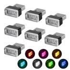 【並行輸入品】UYYE ナイトLED 装飾ミニUSBライト 7個 USB LED 車内環境ライト 屋内環境照明 車内アクセサリー LEDライト