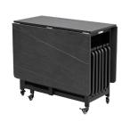 [ параллель импортные товары ]LITFAD современный складной ti сеть te- blue black из дерева обеденный стол Drop leaf кухня te- blue black 