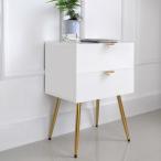 [ параллель импортные товары ] белый ночник выдвижной ящик имеется Mid-century современный k громкий Space универсальный из дерева боковой end стол .. living ru