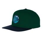[ параллель импортные товары ]SANTA CRUZ Mid Profile Snapback Hat Wave Dot Skate Hat, Forest/N