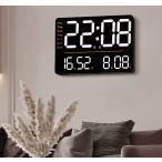 [ параллель импортные товары ]SZELAM цифровой стена настенные часы 15.6 дюймовый LED стена часы большой дисплей сигнализация 2 шт имеется температура / влажность дата / неделя / время li