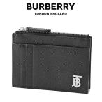 ショッピングBURBERRY バーバリー ミニ財布 BURBERRY グレイニーレザー TBジップカードケース 8065932-A1189 BLACK